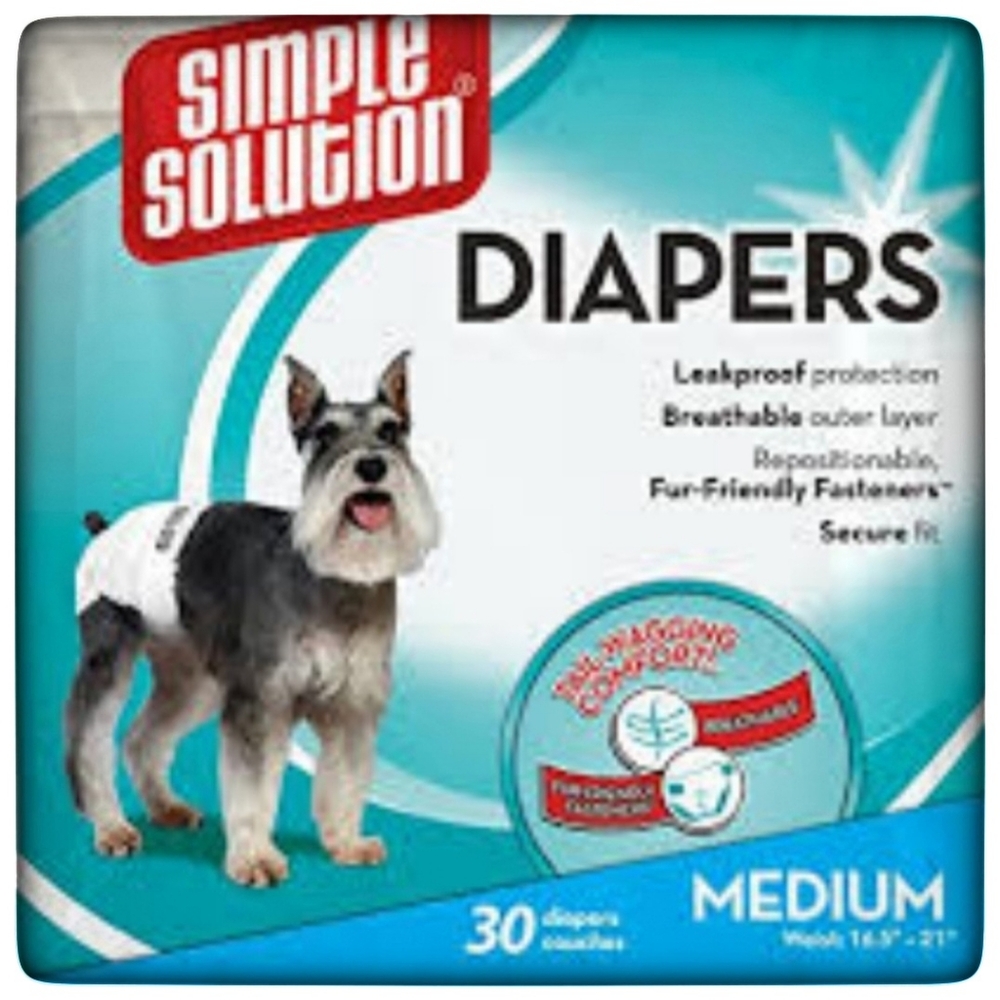 Disposable Dog Diapers for Female Dogs | Super Absorbent Leak-Proof Fit